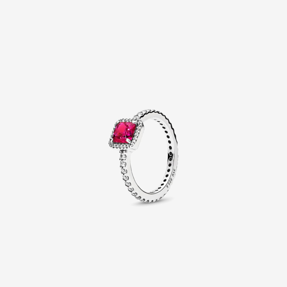 pandora silver 925 timeless elegance red ring