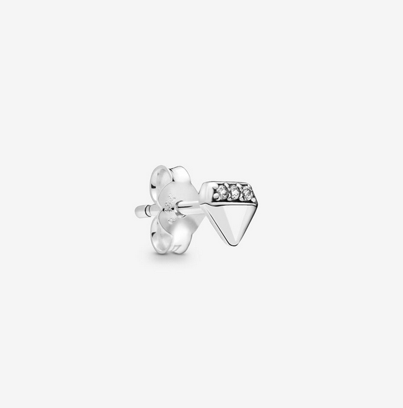 pandora me, my lovely single stud earring s925 ale a pair