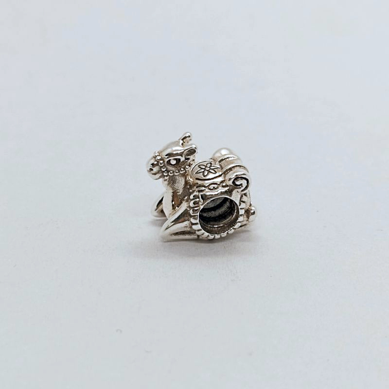 pandora streling silver desert camel charm