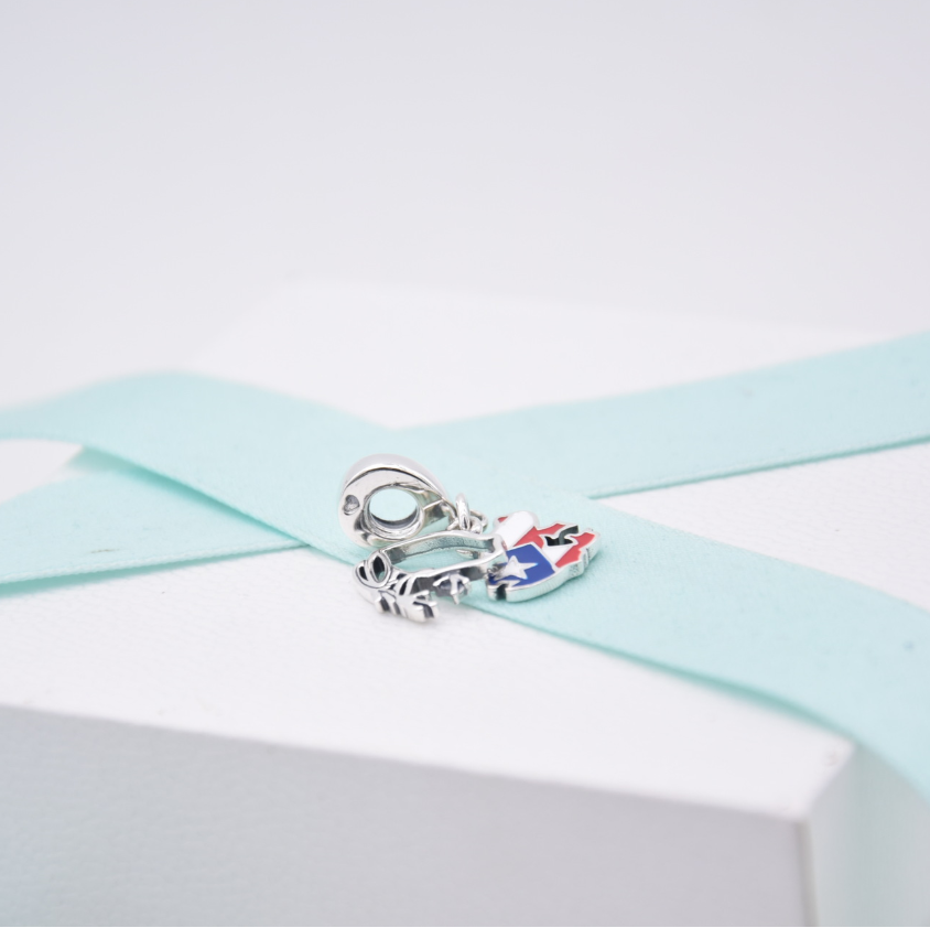 pandora puerto rico frog charm
