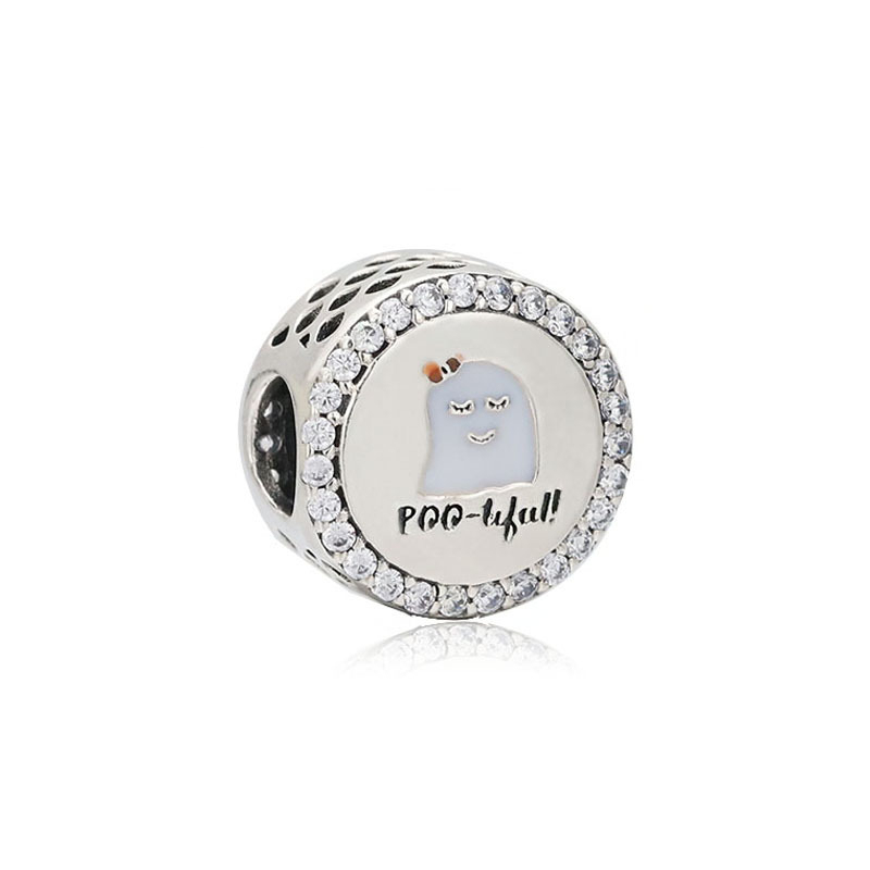 bootiful ghost halloween pandora sterling silver charm