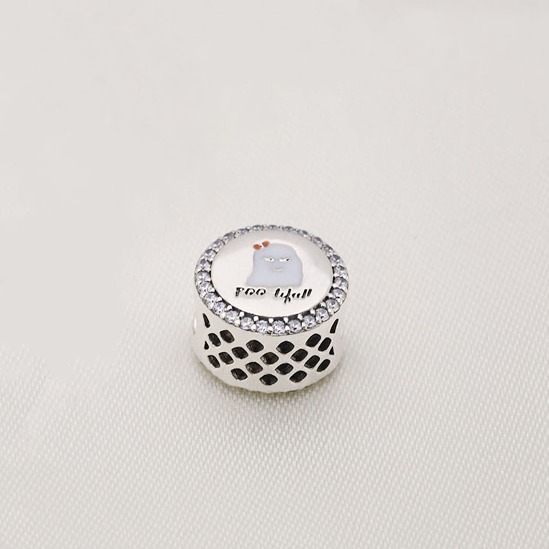 bootiful ghost halloween pandora sterling silver charm