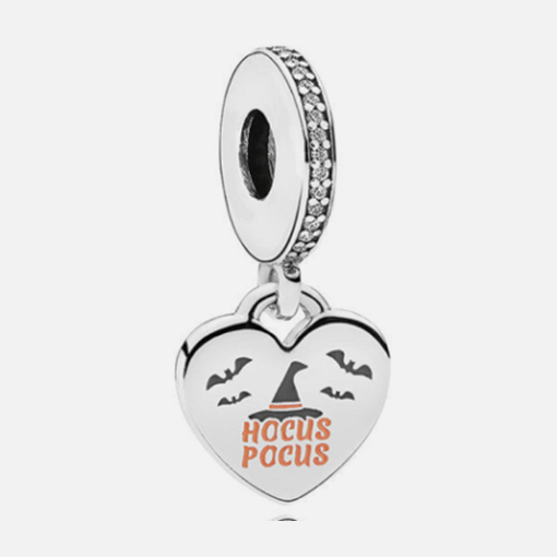 hocus pocus pandora enamel halloween witch dangle charm