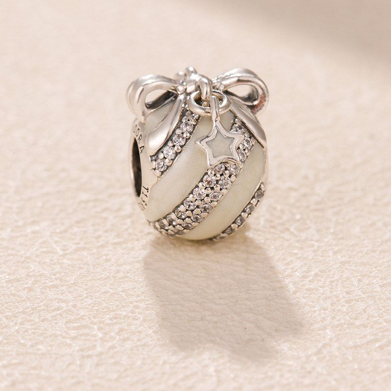 pandora white holiday radio city rockettes ornament charm