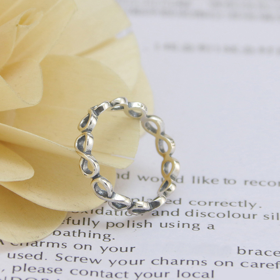 pandora infinite shine ring ale sterling silver,all size