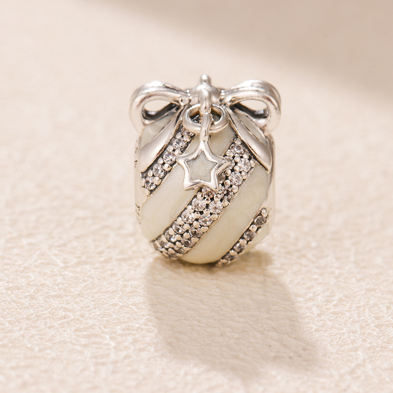 pandora white holiday radio city rockettes ornament charm