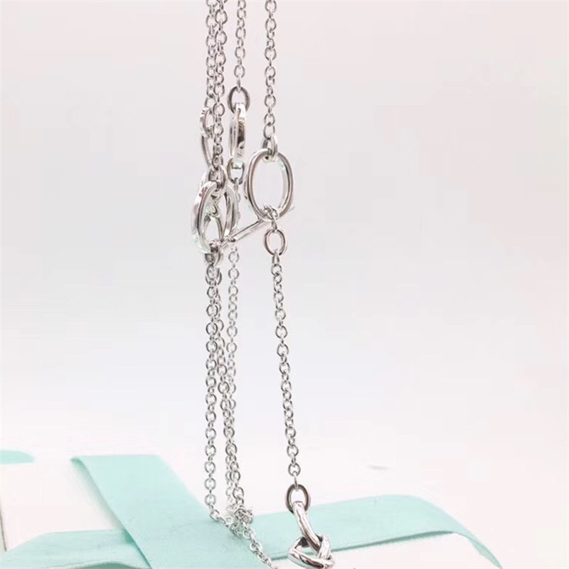 pandora knotted hearts necklace