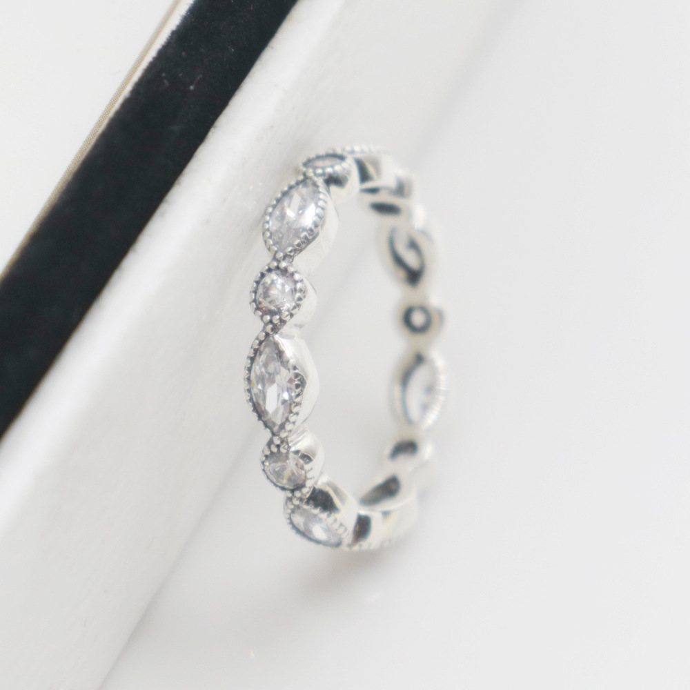 brandpandora alluring brilliant marquise stackable ring