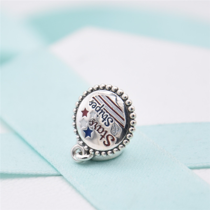 pandora stars and stripes dangle charm