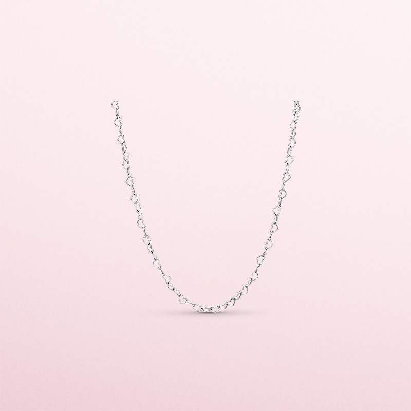 pandora joined hearts necklace