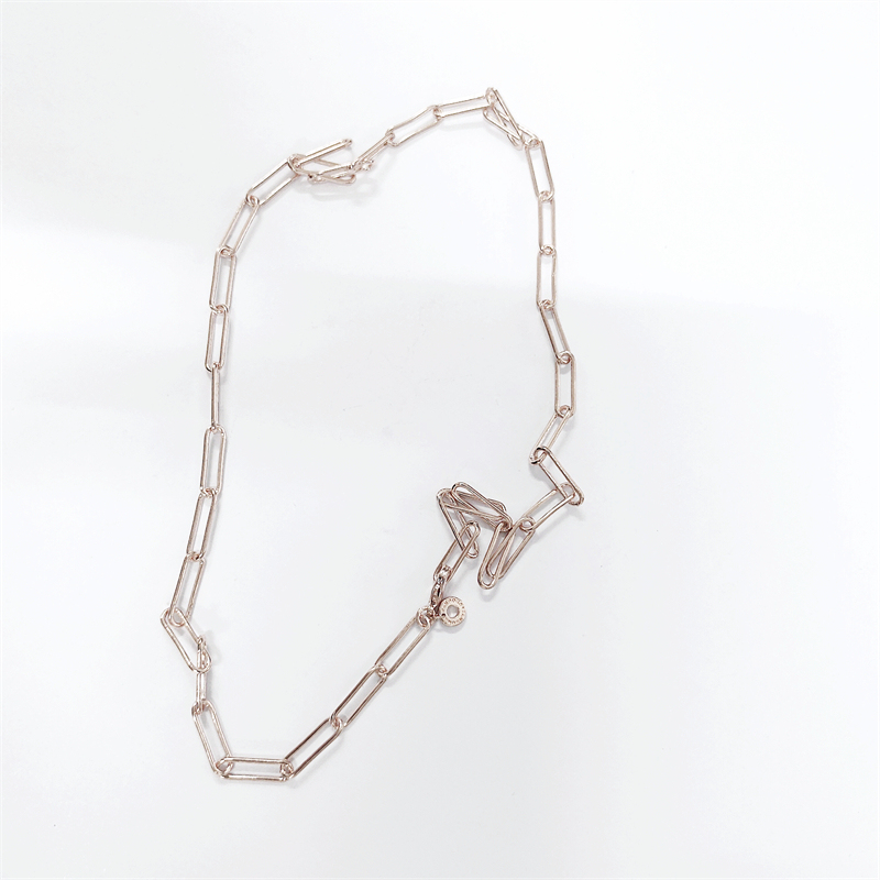 rose goldpandora long link necklace chain