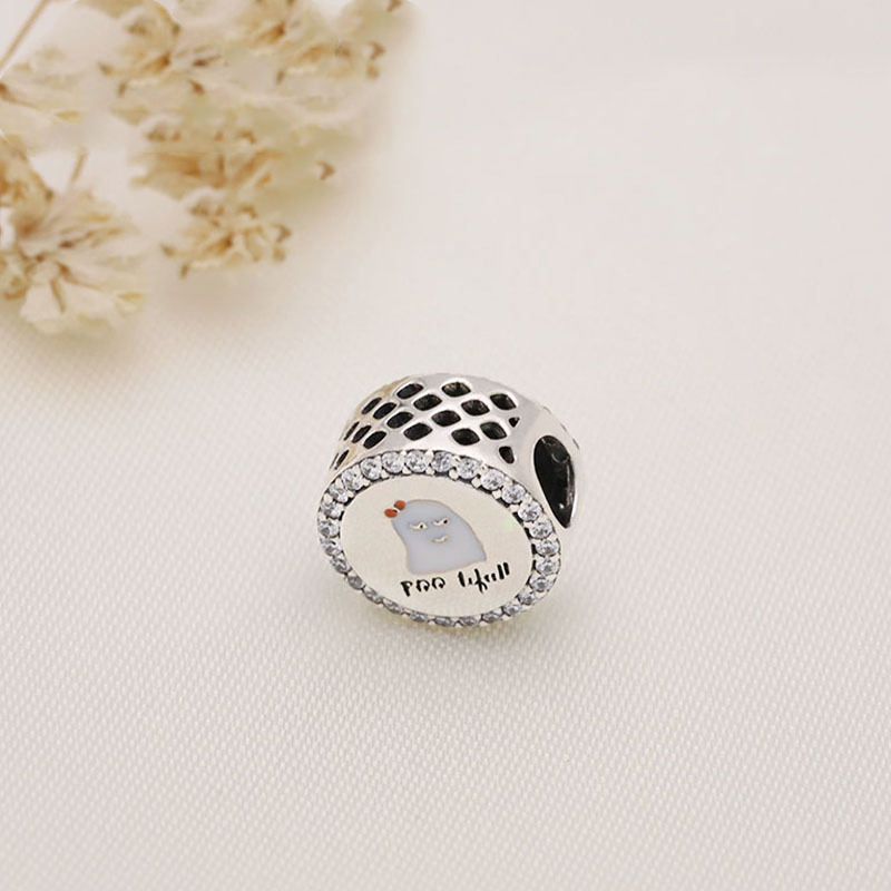 bootiful ghost halloween pandora sterling silver charm