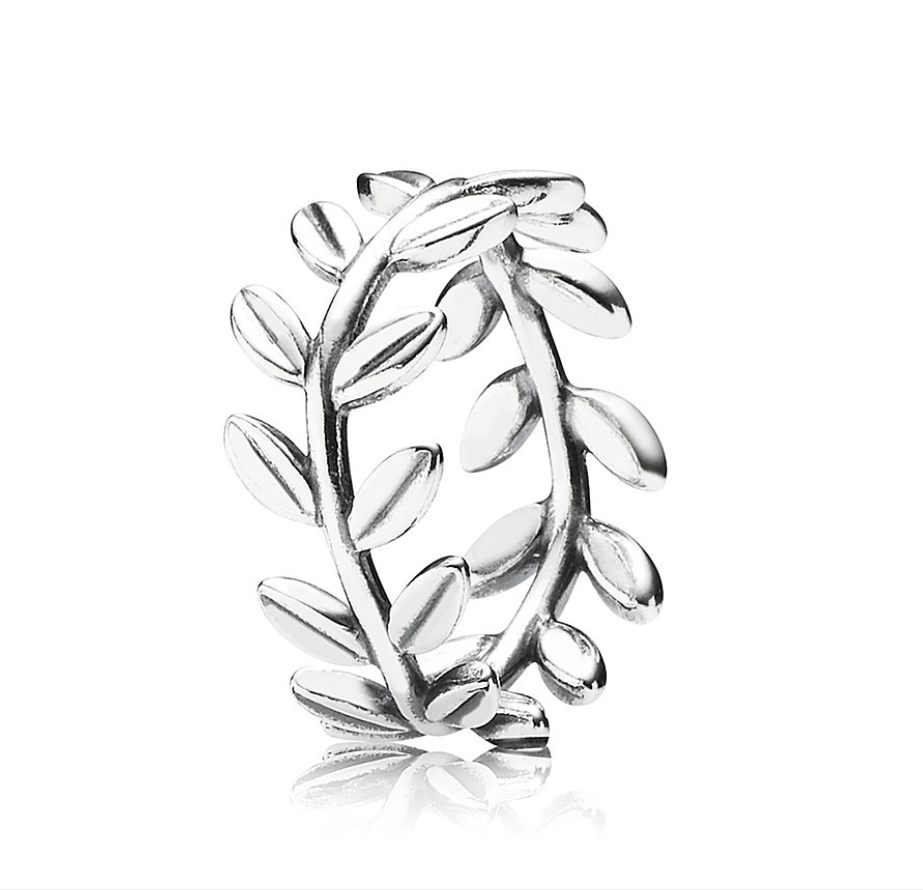 pandora 925 ale 190922 laurel wreath wide statement ring