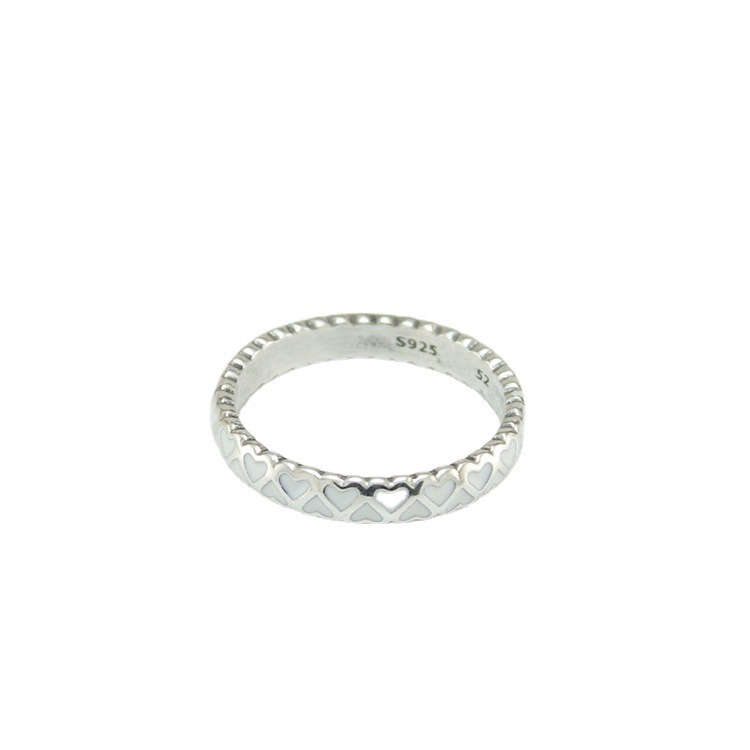 pandora silver enamel abundance of love ring