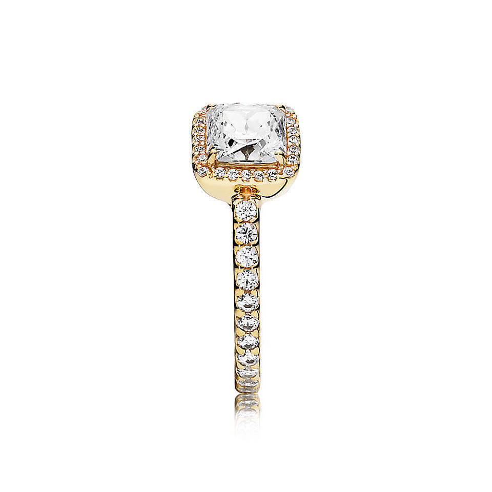 pandora gold timeless elegance ring