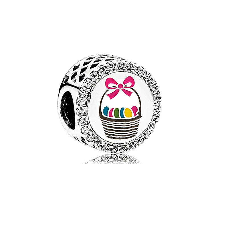 easter basket pandora 2018 spring enamel charm