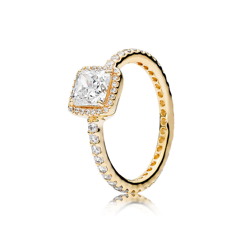 pandora gold timeless elegance ring
