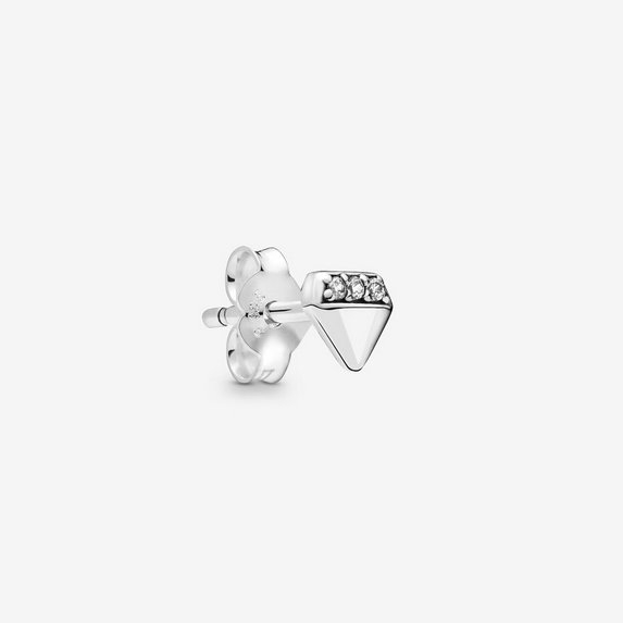 pandora me, my lovely single stud earring s925 ale a pair