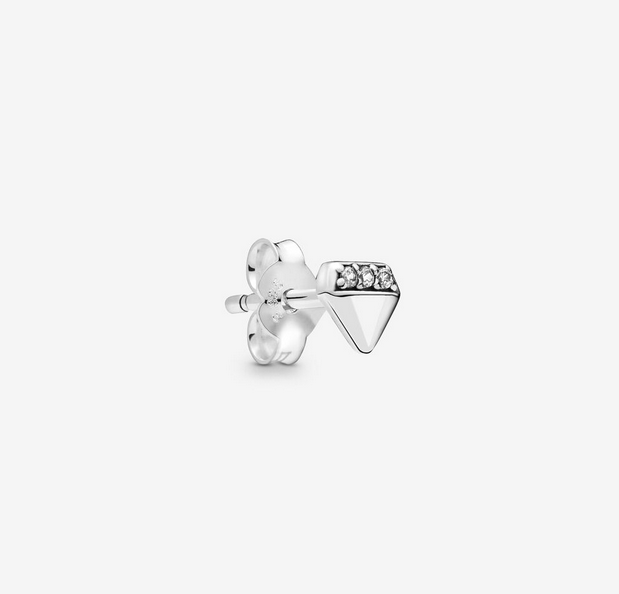 pandora me, my lovely single stud earring s925 ale a pair