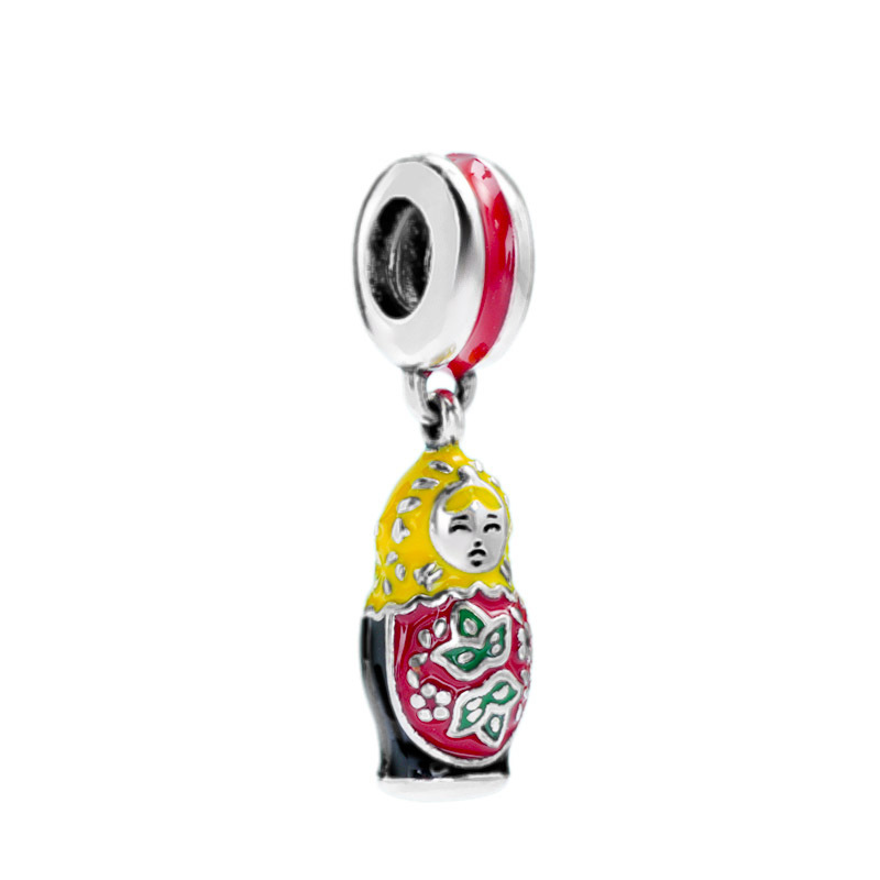 pandora silver matryoshka doll charm