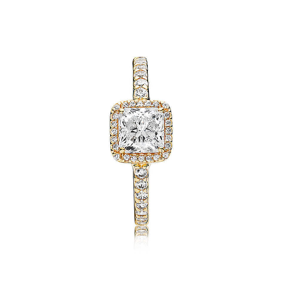 pandora gold timeless elegance ring