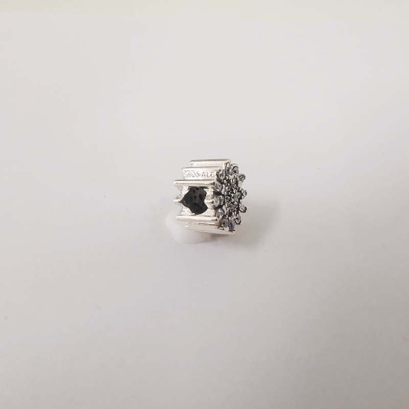 pandora silver 925 ale charm ice crystal clear