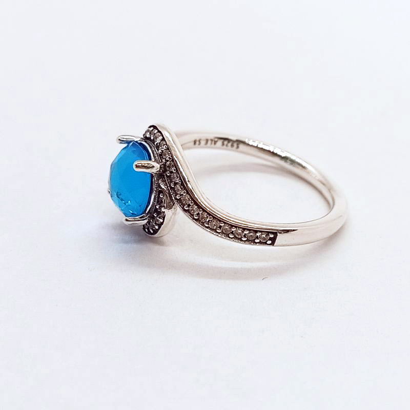 pandora silver radiant embellishment ring