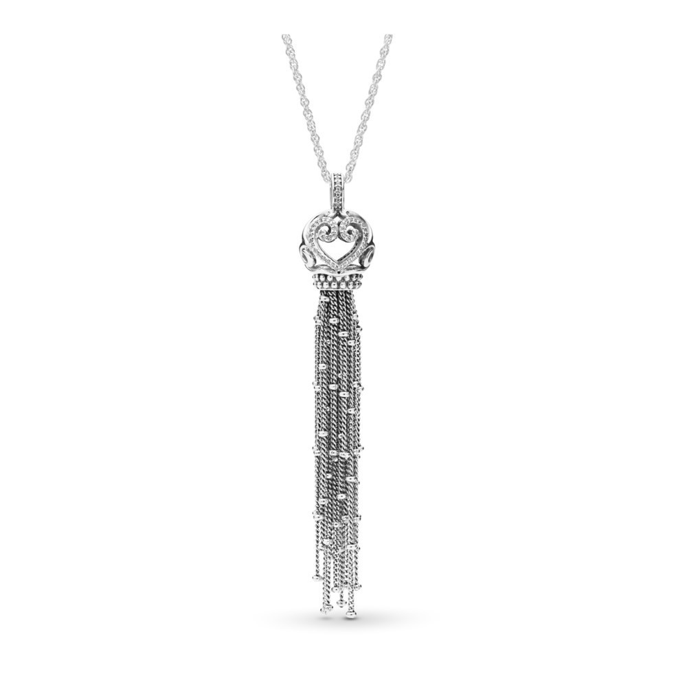 pandora necklace enchanted tassel hinged