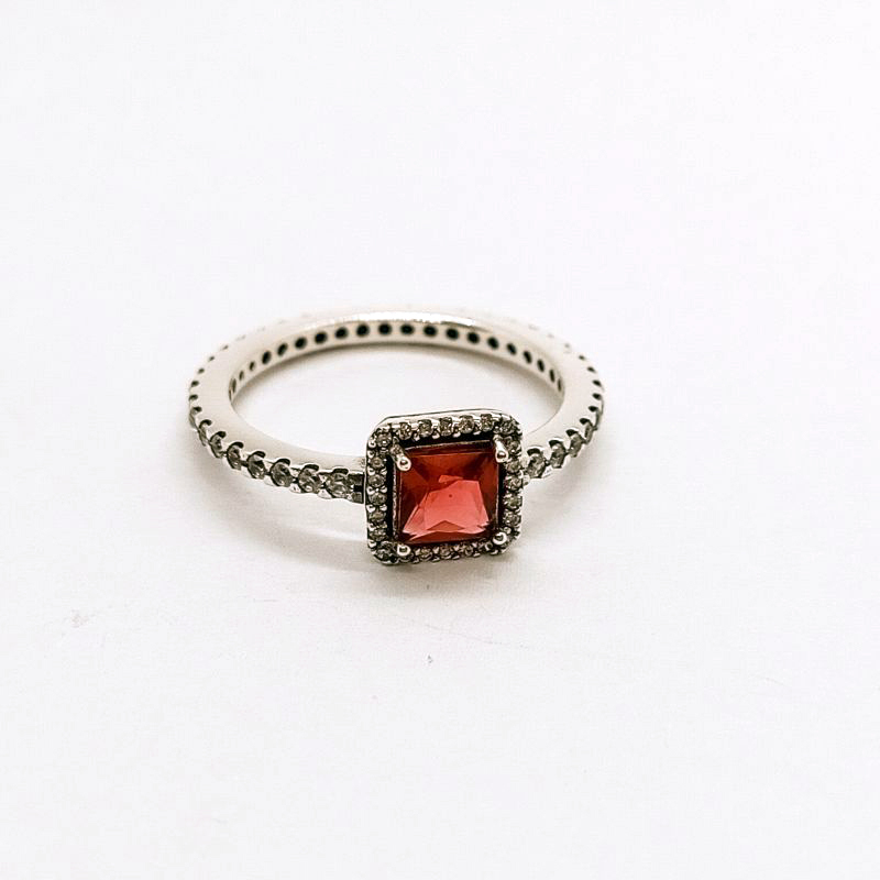 pandora silver 925 timeless elegance red ring