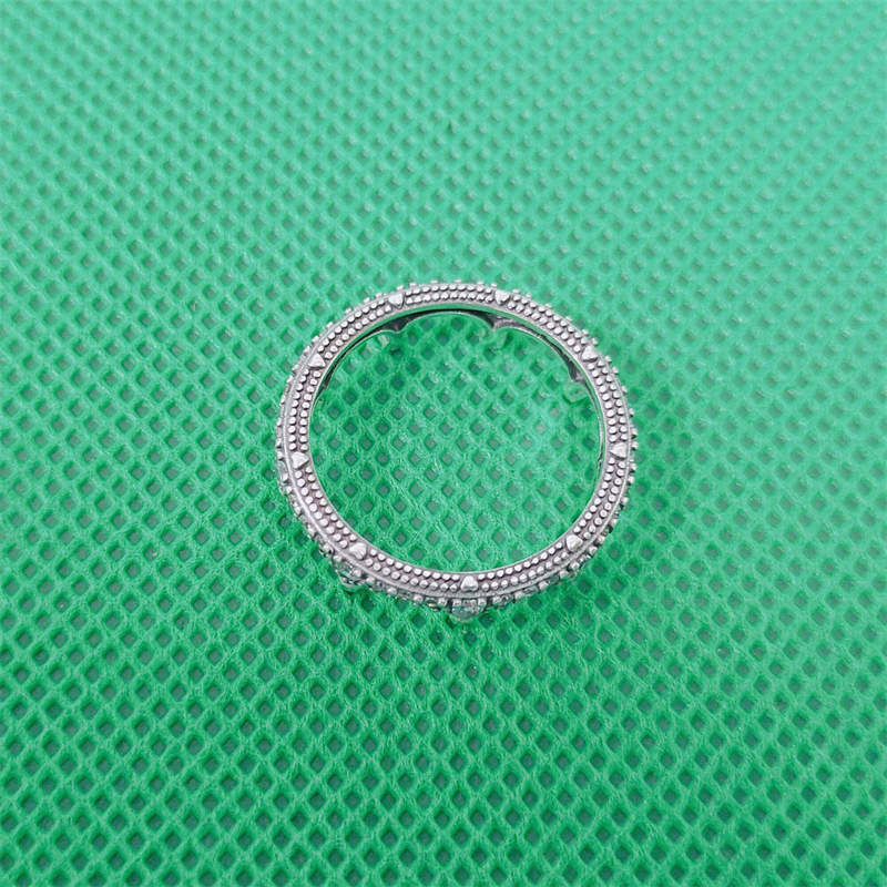 pandora clear sparkling crown ring