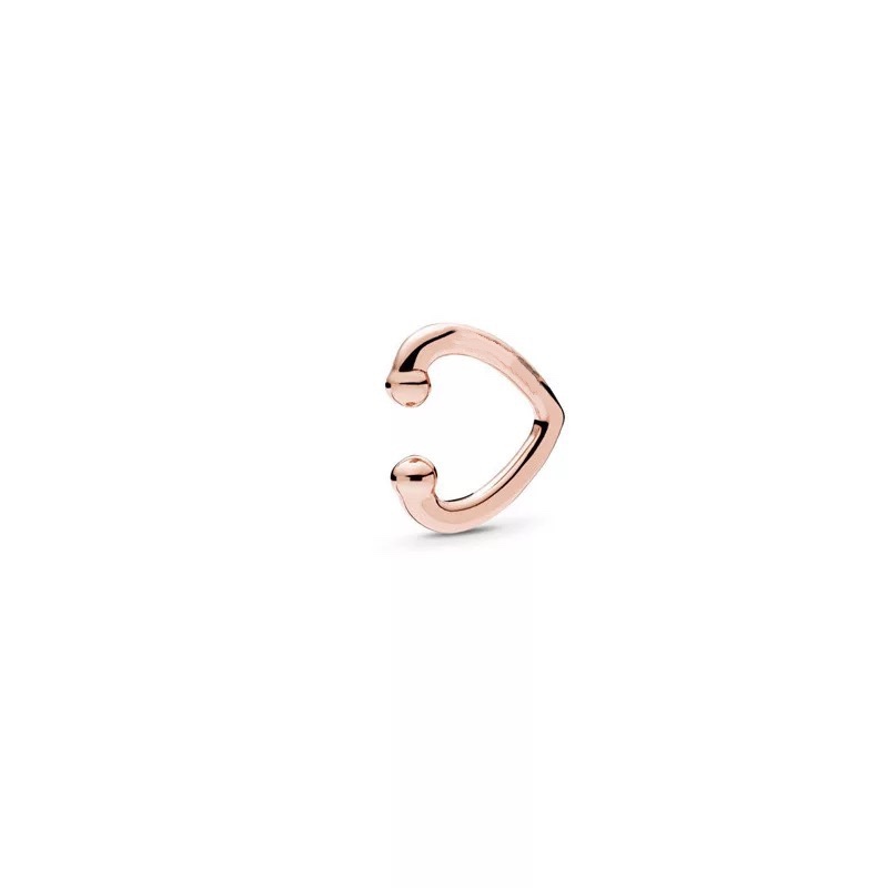 pandora open heart ear cuff rose gold plated brand