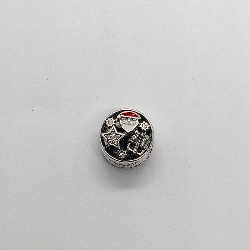PANDORA Charm Christmas Joy Sterling Silver retired