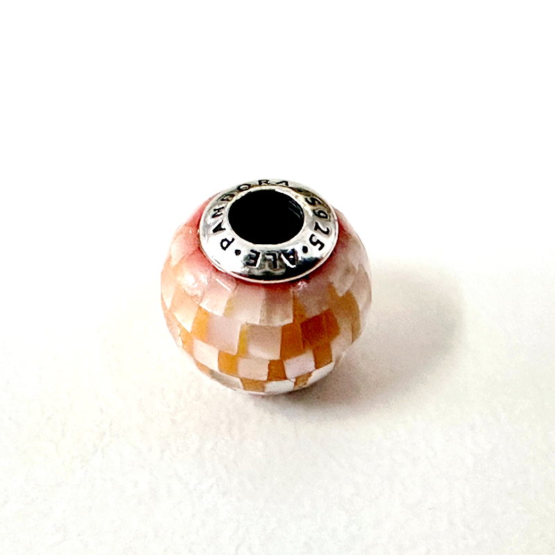 pandora essence compassion, pink mother-of-pear mosaic