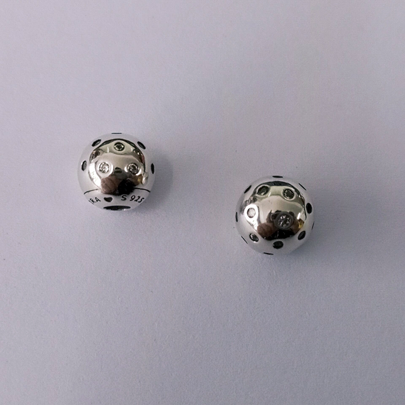 pandora open bangle shimmering end caps