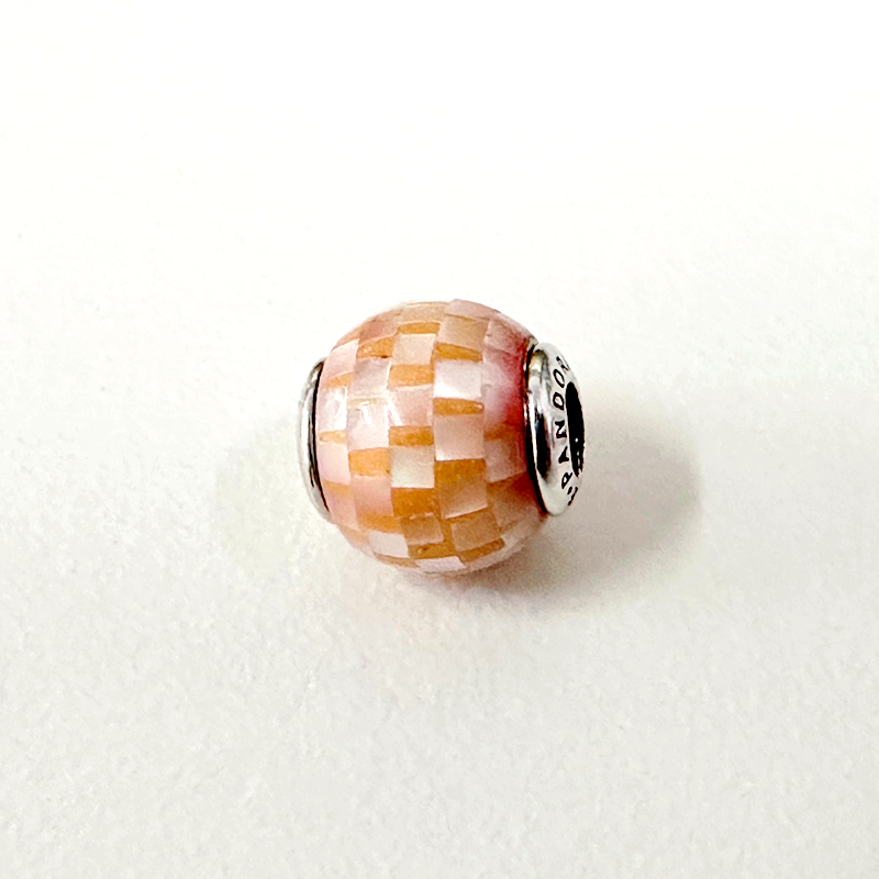 pandora essence compassion, pink mother-of-pear mosaic