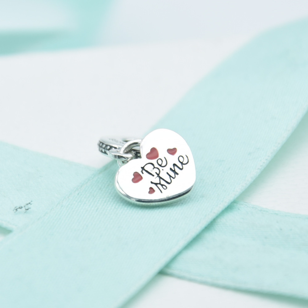 pandora be mine heart dangle charm