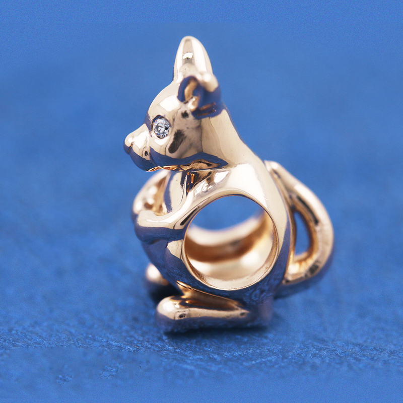 pandora sterling silver rose sweet kangaroo charm