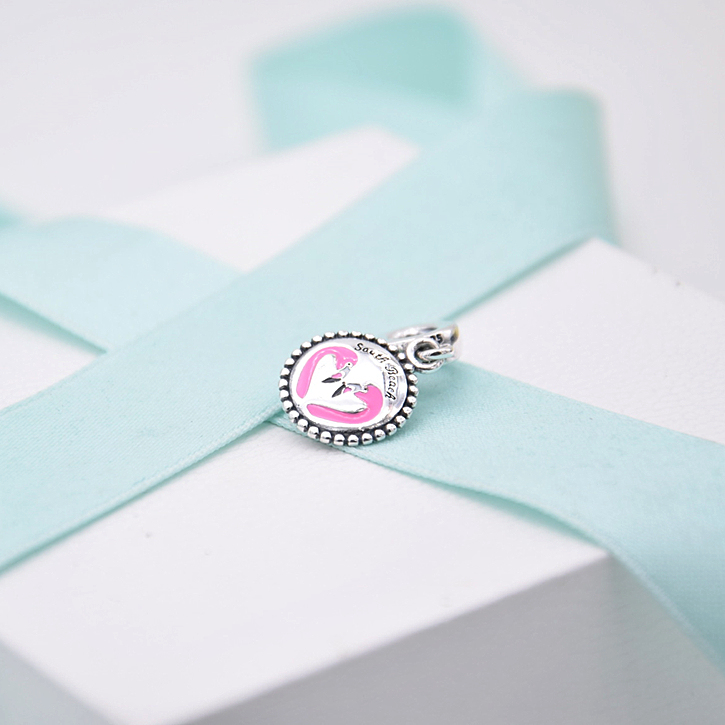pandora south beach flamingo dangle charm