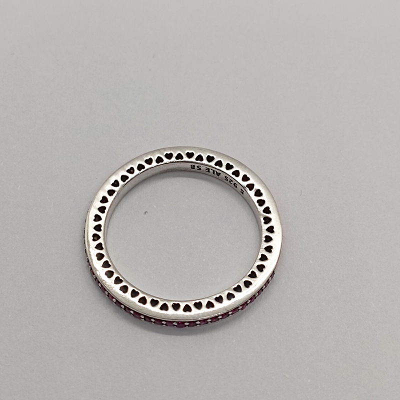 pandora ring radiant hearts orchid ring