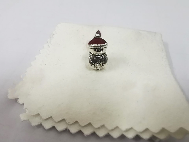 pandora Snowman and Santa Hat Christmas Charm