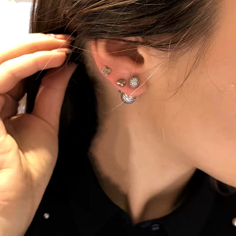 pandora s925 ale pave drops reversible cz earrings