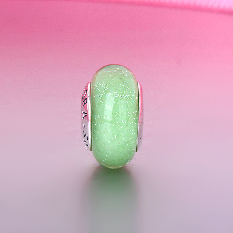 new tinker bell signature pandora green murano charm