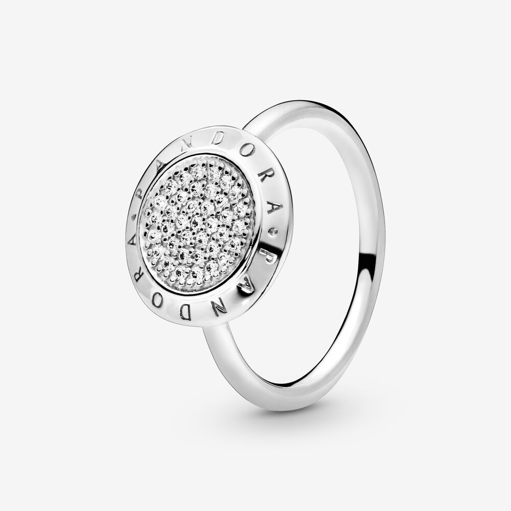 s925 pandora signature pave ring