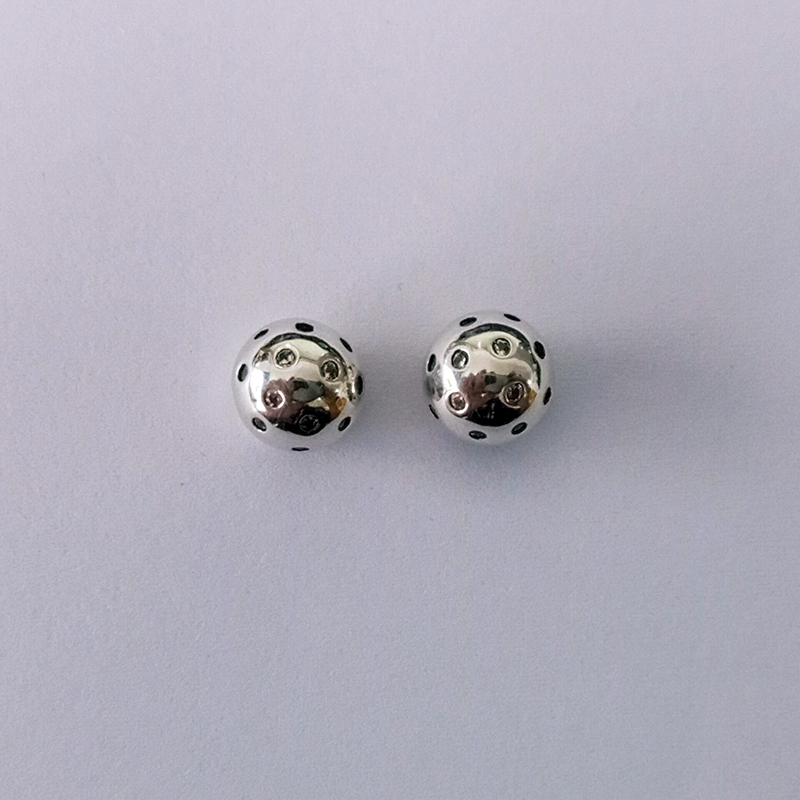 pandora open bangle shimmering end caps