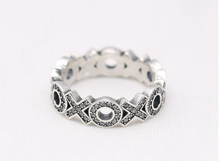 Pandora Hugs & Kisses Ring Size 50 Brand New