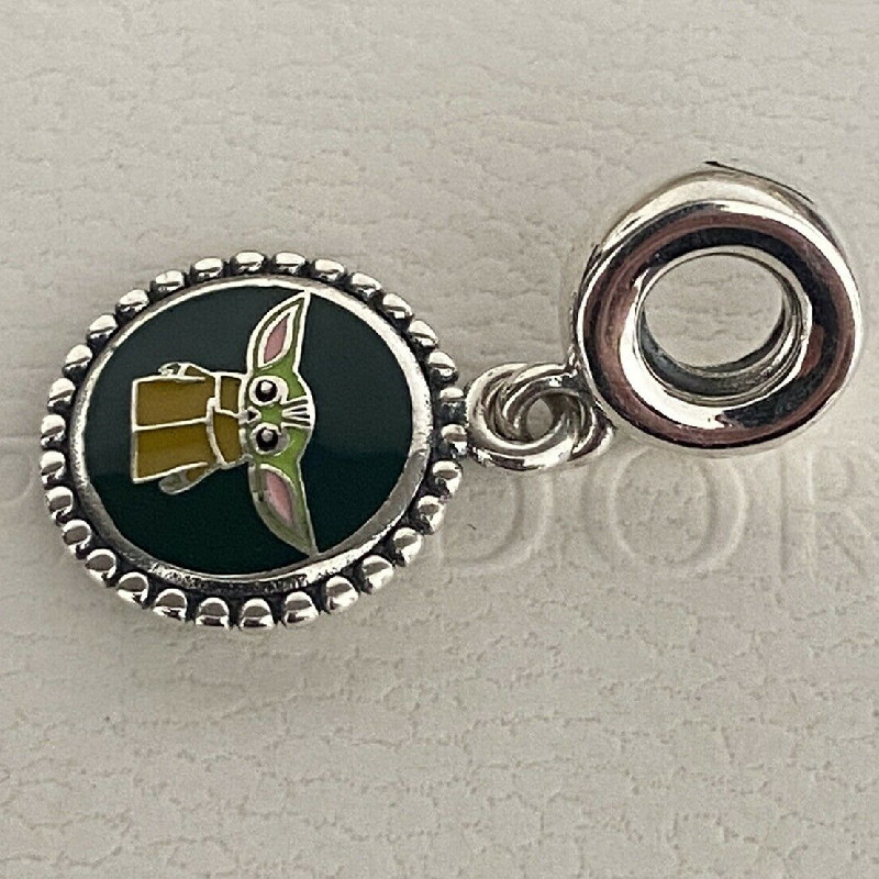 pandora disney star wars the mandalorian baby yoda the child charm dangle