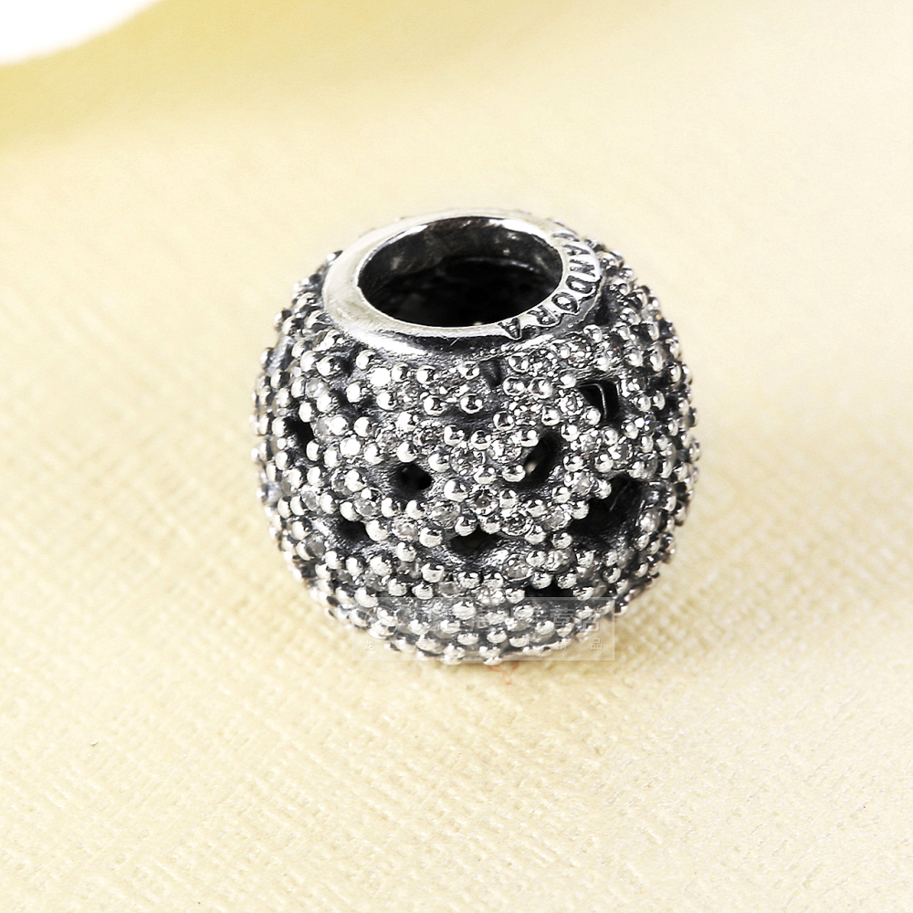 pandora charm - s925 ale -sparkling openwork lace