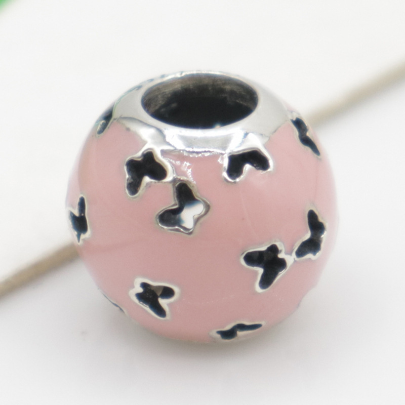 pandora pink fluttering butterflies bracelet charm s925 ale