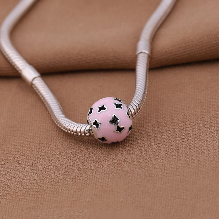 pandora pink fluttering butterflies bracelet charm s925 ale