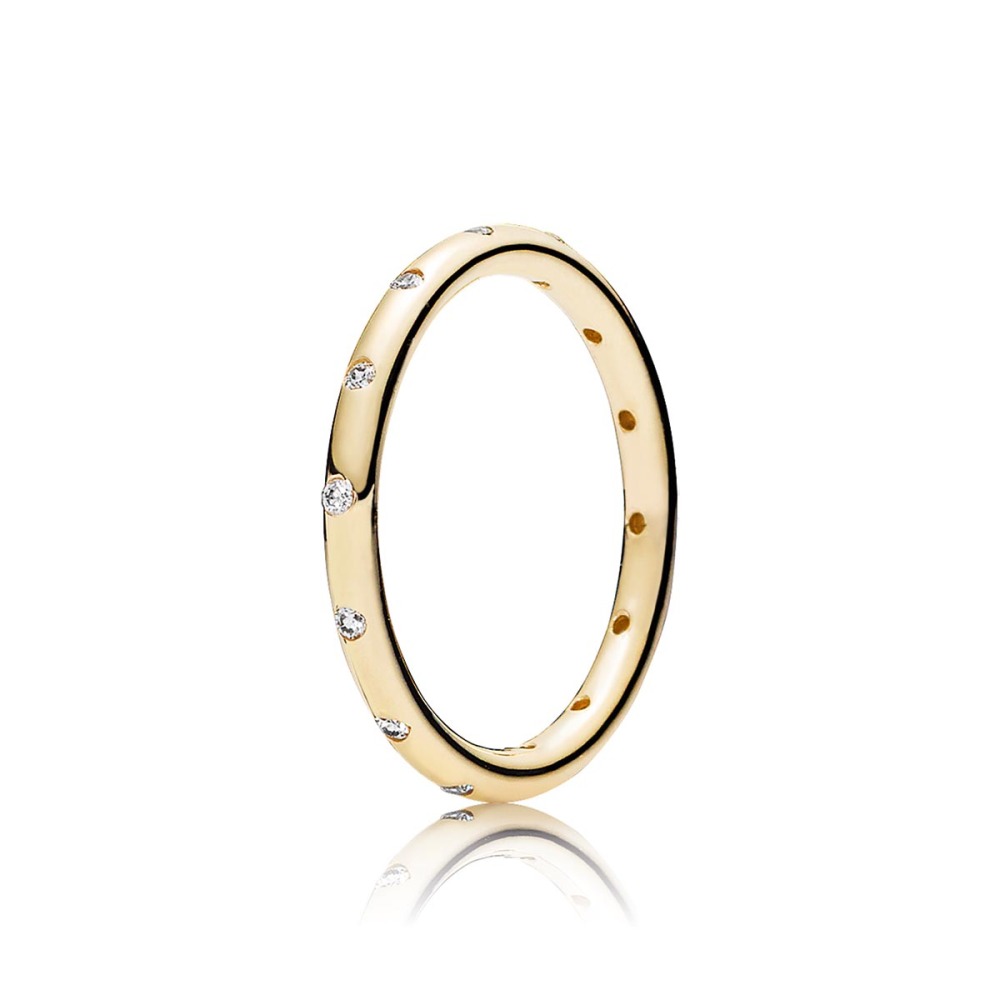 pandora classic hearts of pandora gold ring